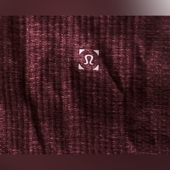 Lululemon Metal Vent Tech 1/2 Zip 2.0 - Red Dust/Arctic Plum Sz S - Picture 4 of 4